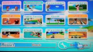 Wii Sports Resort  Swordplay Wakeboarding and Frisbee Dog Gameplay [upl. by Negroj896]