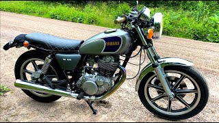 Yamaha SR400 Test Ride and Specs [upl. by Aizatsana]