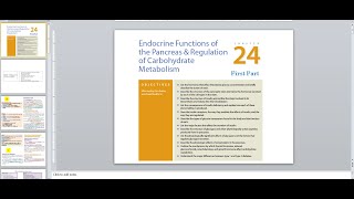 Endocrine function of pancreas Physiology II Ganong Chapter 24 [upl. by Thgiwed886]