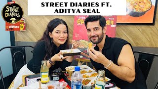 Street Diaries ft Aditya Seal  Aditya ENJOYS Chinese food talks about Alia Bhatt Raha Kapoor [upl. by Malissia625]