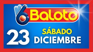 Resultados del BALOTO REVANCHA del sabado 23 de DICIEMBRE de 2023 💫✅💰 [upl. by Amandie]