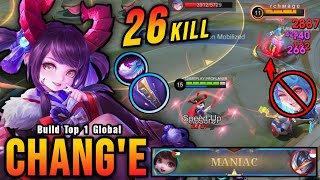 100 IMMORTAL 26 Kills Change Golden Staff Build Almost SAVAGE  Build Top 1 Global Change  MLBB [upl. by Mirak]