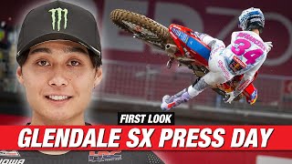 2024 Glendale SX Press Day ft Shimoda DiFrancsco amp More  First Look [upl. by Grearson997]