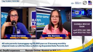 40 solo parents tumanggap ng P3000 mula sa LGU Guimba sa ilalim ng Expanded Solo Parents Act [upl. by Daren]