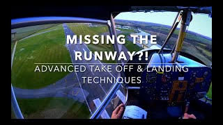 Advanced Take Off amp Landing techniques  Kemble Flying Club  Skyranger [upl. by Muraida299]