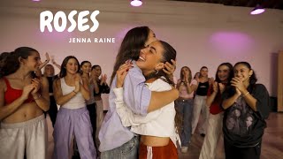 JENNA RAINE surprised my dance class  quotRosesquot  GiaNina choreography [upl. by Ppilihp]