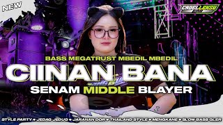 DJ CIINAN BANA  FAUZANA  BASS MEGATRUST MBEDIL NROTOK MIDDLE BLAYER  CADELLEKSU RMX [upl. by Bunch637]