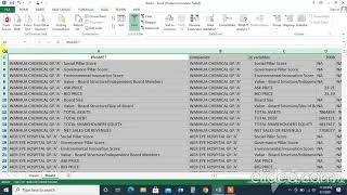 How to transform the Datastream Format to Panel Data [upl. by Nedi319]