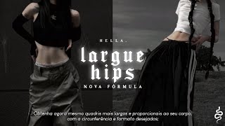 ☽ 𝐋𝐀𝐑𝐆𝐔𝐄 𝐇𝐈𝐏𝐒  tenha quadris largos proporcionais e circunferência e formato desejados subliminal [upl. by Yert]