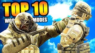 Top 10 quotWORST GAME MODESquot in COD HISTORY  Chaos [upl. by Leuqar]