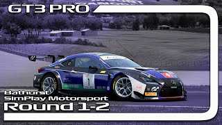 Assetto Corsa Competizione SimPlay PRO Round 1 amp 2  Bathurst [upl. by Ruckman]