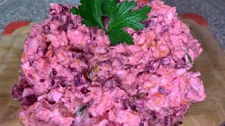 THE SIMPLEST HAITIAN POTATO SALAD SALADE RUSSE HOW TO MAKE BEET SALAD [upl. by Stanwinn841]