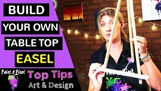 Build your own Table Top Easel on a budget [upl. by Kazim]