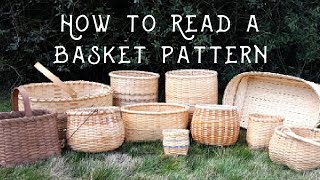 Beginner Basket Weaving  Learn to Read a Basket Pattern [upl. by Wahkuna]