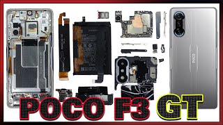 Xiaomi POCO F3 GT  Redmi K40 Gaming Disassembly Teardown Repair Video Review [upl. by Ecnadnak]