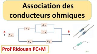 association des conducteurs ohmiquesresumétronccommun [upl. by Ruffina]