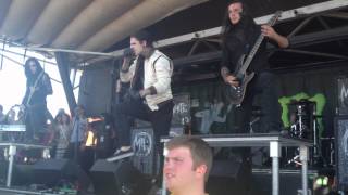 Motionless In White  If Its Dead Well Kill It  NEW SONG 2012 Seattle WA Warped Tour 2012 [upl. by Eenyaj]