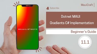 Dotnet MAUI Gradient in C [upl. by Ley]