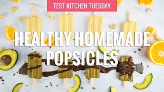 How to Make Healthy Homemade Popsicles [upl. by Eadas314]