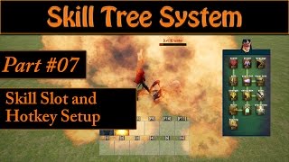 Eng AbilitySkill Tree System Creating the Skill Slot and Adding a Hotkey Bar 07 [upl. by Eanahc]