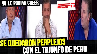 PERIODISTAS CHILENOS SE ENTERAN EN VIVO DEL TRIUNFO DE PERÚ Y NO LO PUEDEN CREER  QATAR 2022 [upl. by Ahsikam]