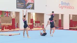 Spelthorne  Senior Mens Group  Combined  Acro Training Camp 2021 [upl. by Asilej]