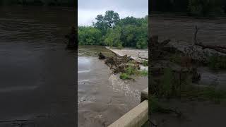 Flooding at the Concho River in Christoval TX [upl. by Baerl]