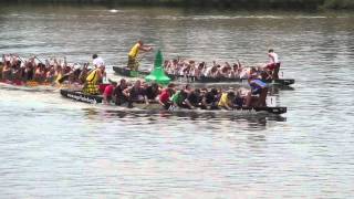 Drachenbootrennen Ladenburg  kurze Fassung [upl. by Ahcilef]