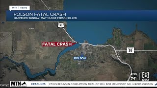 1 person killed 1 hurt in Polson crash “impairment” suspected [upl. by Utimer498]