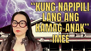 quotKung Napipili Lang Ang Kamaganakquot Imee Marcos  LizaSmuggs GaLlt na GaLlt  SMNIMTRCB [upl. by Assenahs765]