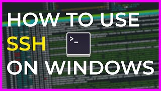 How to use SSH to connect to another computer [upl. by Celinka917]