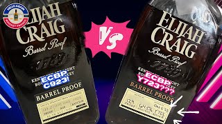 ECBP C923 vs Y723  The two best ECBP batches of 2023 go headtohead bourbon [upl. by Eignat]