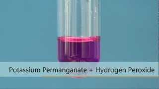 Potassium Permanganate  Hydrogen Peroxide [upl. by Mackler]