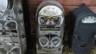 My Watt Hour Meter Collection 1893 to 1940s [upl. by Sirak]