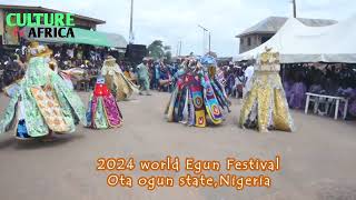 Watch the Egun from Oyo State displays at world Egun Festival in Ota Nigeria [upl. by Ahrendt]