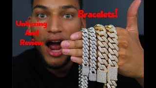 Unboxing New Iced Out Cuban Link Bracelets And Review  Astroice Jewelry [upl. by Bliss]