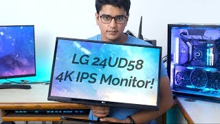 LG 24UD58 Review Best Budget 4K IPS Monitor [upl. by Statis454]