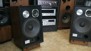 JBL L166 Speaker Demo 1  Speakers Available by BIGAZSPEAKERSCOM [upl. by Dadirac]