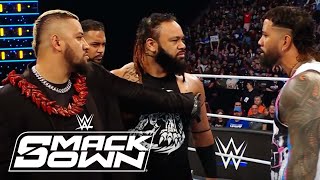 Solo Sikoa Threatens Roman Reigns Jey Uso Responds  WWE SmackDown Highlights 101824  WWE on USA [upl. by Tris325]