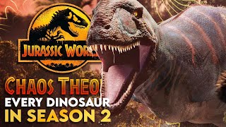 ALL The Dinosaurs In Jurassic World Chaos Theory Season 2 [upl. by Octavian]