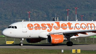 EASYJET A319 GEZBY CIRCUIT TRAINING  DONCASTER AIRPORT UK [upl. by Kcirdnekal]