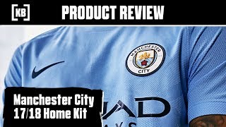 Manchester City 1718 Home Kit Product Review  Kitbag [upl. by Karry]