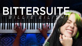 BITTERSUITE Piano Cover  Billie Eilish [upl. by Nylirek934]