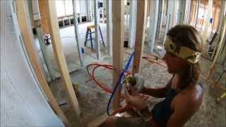 Plumbing a Tub  Shower  Rough In  How to [upl. by Edgardo]