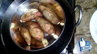 Shakarkandi Desi Cooking  How To Boiled Sweet Potatoes  how to make shakarkandi [upl. by Moriah]