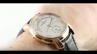 Vacheron Constantin Patrimony 31Day Retrograde 47245000R8775 Luxury Watch Review [upl. by Bullion]