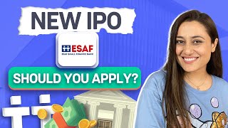 ESAF Small Finance Bank IPO Review  Should you apply to ESAF SFB IPO [upl. by Ityak]