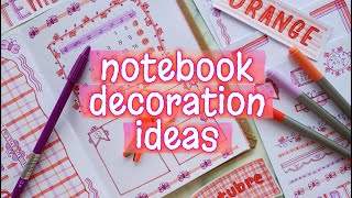 WAYS TO MAKE PRETTY NOTES 5 🌷 Creative Ideas for Titles Borders and Front Pages for Project [upl. by Eladnar]