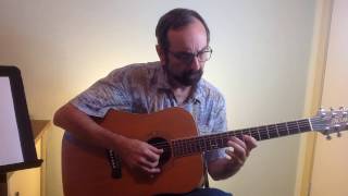 Tennessee Waltz Guitar solo in all 12 Keys [upl. by Ymma]