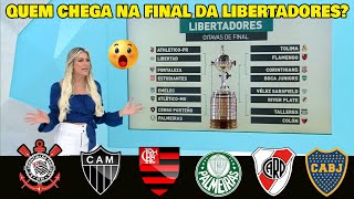 IMPRENSA PAULISTA DEBATE QUEM CHEGA NA FINAL DA LIBERTADORES [upl. by Huebner]